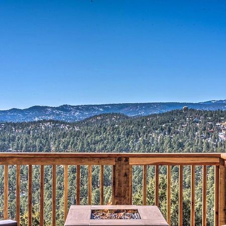 Mountains Majesty Cabin With Hot Tub And Mtn Views! Ruidoso Exterior foto