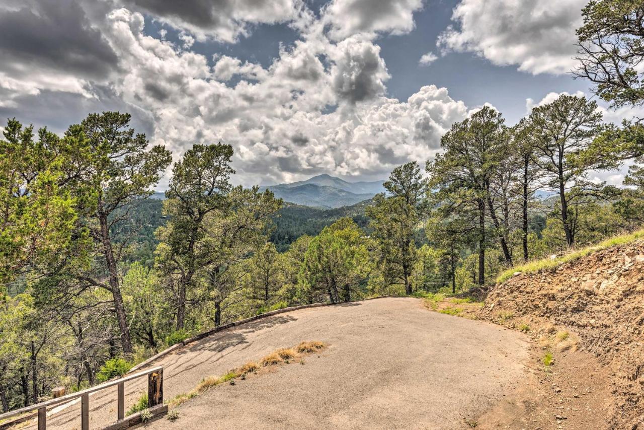 Mountains Majesty Cabin With Hot Tub And Mtn Views! Ruidoso Exterior foto