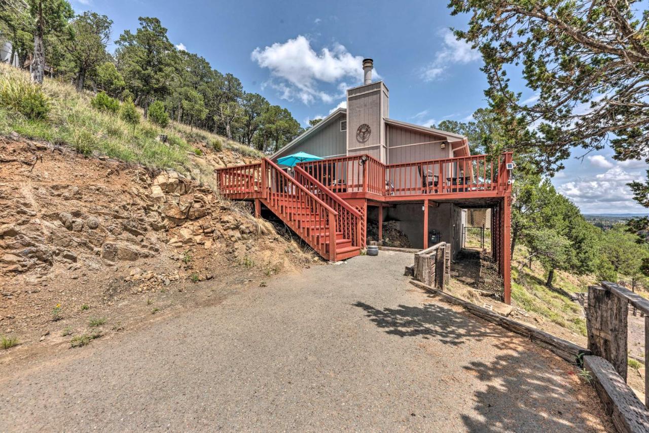 Mountains Majesty Cabin With Hot Tub And Mtn Views! Ruidoso Exterior foto