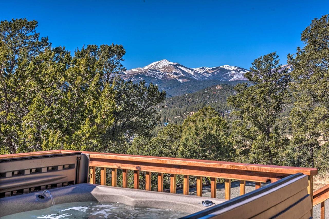 Mountains Majesty Cabin With Hot Tub And Mtn Views! Ruidoso Exterior foto