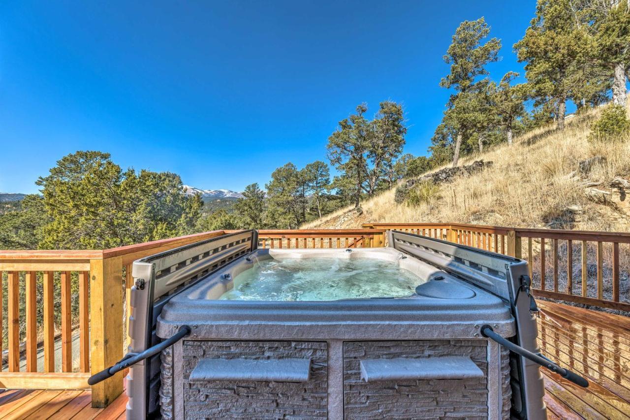 Mountains Majesty Cabin With Hot Tub And Mtn Views! Ruidoso Exterior foto