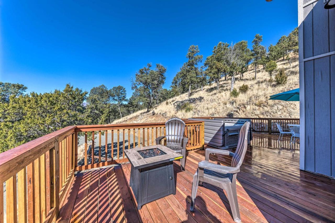 Mountains Majesty Cabin With Hot Tub And Mtn Views! Ruidoso Exterior foto