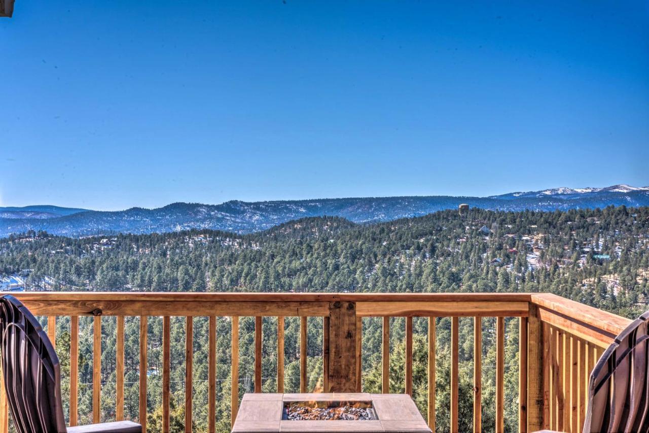 Mountains Majesty Cabin With Hot Tub And Mtn Views! Ruidoso Exterior foto