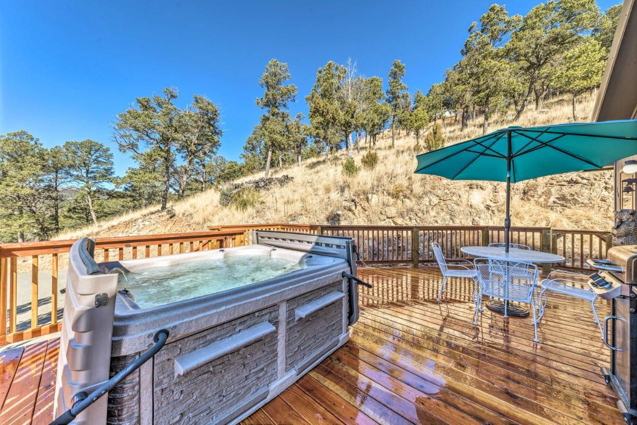 Mountains Majesty Cabin With Hot Tub And Mtn Views! Ruidoso Exterior foto